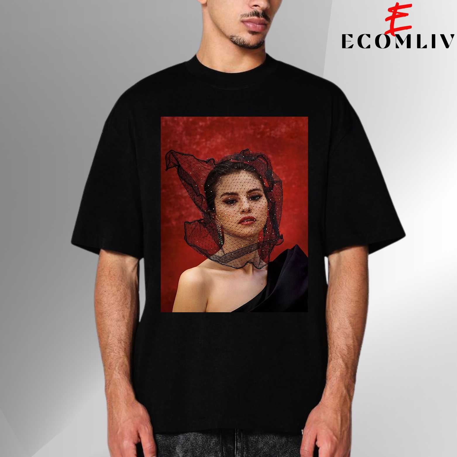 Selena Gomez Ring Unisex T-Shirt, Pop Music Graphic Tee, Streetwear Top